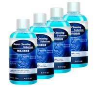 250 Ml Solution Nettoyante For Rasoir Homme, Compatible For Philips. Compatible For Panasonic. Compatible Avec 90% Des Rasoirs Électriques(4pcs)