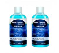 250 Ml Solution Nettoyante For Rasoir Homme, Compatible For Philips. Compatible For Panasonic. Compatible Avec 90% Des Rasoirs Électriques(2pcs)