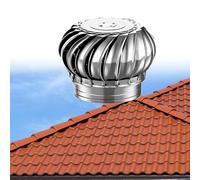250 mm/10 pouces, 304 vent vent turbine vent intérieur double roulement pour maison, usine, grenier, ferme