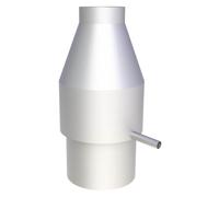 Ø 250 mm Jeremias DW FU hotte déflectrice avec évacuation, avec fermeture de bouche Matt