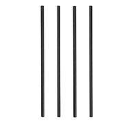 250 pailles papier ø 0,60x20 cm noires
