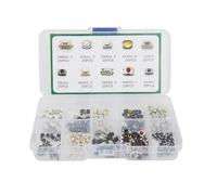250 Pcs/1 Set 10 Types Car Remote Control Tablet actile Push Button Switch Car Keys Button Touch Microswitch With Box
