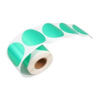 250 Pièces Autocollants à Embosser, Bords Dentelés, Adhésifs | Papier Couché Cuivre, Finition Métallique, Prêts pour Gaufrage Personnalisé, Usage Bureau et Petites Entreprises