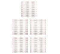 250 Pièces Bâtonnets de Papier pour Barbe à Papa 10x300mm Rayés Blancs | Papier , Maintien Pratique des Desserts, Adaptés aux Machines, Stands de Concession, Festivals et Créations DIY