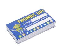 250 Pièces Cartes Perforées de Motivation pour Élèves en Classe | Papier Bleu, Dessins Animés Adorables, Collecte de Points et Récompenses pour L’apprentissage en Classe