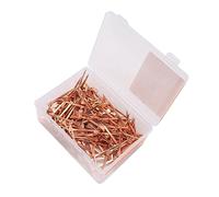 250 pièces clous en fer à cheval, clous en acier plaqué cuivre pour fer à cheval, équipement d'équitation, clous de maréchal-ferrant en acier à haute résistance pour le soin des (47,5 mm E4)