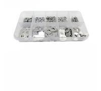 250 pièces DIN988 M2 M3 M4 M5 M6 M7 M8 304 en acier inoxydable ultra fin ensemble de rondelles plates cale de réglage kit d'assortiment de joints unis coffret E 0,2 mm