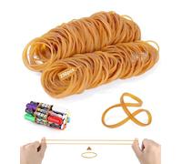 250 Pièces Elastique Caoutchouc, 60×3mm Bande Elastique De Bureau Elastiques Réutilisables Élastique Jaune Foncé Élastique Caoutchouc Pour Famille Bureau