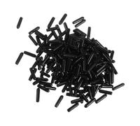 250 Pièces Embout de Tube Rond 3mm en Caoutchouc Noir | Cache-filet Souple, Flexible et Isolant, Protège les Pieds de Chaise Sols en Bois
