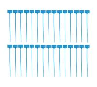 250 Pièces Serrage-câble Autobloquant 4x150 en Nylon | Marquage Direct, Forte Résistance, pour Lignes Électriques et Réseaux, Bleu, Usage Garage ou Atelier