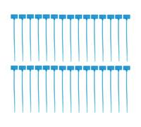 250 Pièces Serrage-câble Autobloquant en Nylon 150mm | Écriture Directe Languette, Dents de Verrouillage Robustes, Bleu, pour Câbles Réseau et Coffret