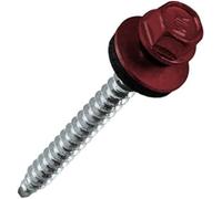 250 piècesVis trapézoïdales autoforeuses - 4,8 x 35 mm Braunrot RAL 3011