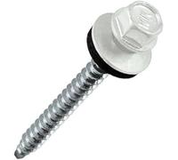 250 piècesVis trapézoïdales autoforeuses - 4,8 x 35 mm Reinweiß RAL 9010