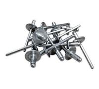 250 rivets alu tete 16mm extra large de 4.8 x 10 tige acier - Sacto G