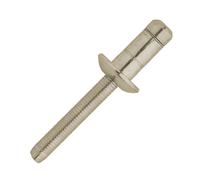 250 rivets de structure Hyperiv à inox A2/inox A2 à tête plate à Ø6,4x20,5mm - SCELL-IT - HPTD64200-BC