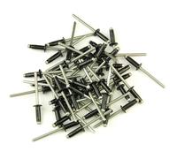 250 Rivets Eclates 4x20 Noirs