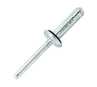 250 rivets étoilés à acier/acier à tête plate à rondelle étanch. à Ø6,3x23,4mm - SCELL-IT - WESD6323-BC