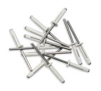 250 RIVETS TRIGRIP DE 4.8 x 22 BLANCS POUR PLAQUES MINERALOGIQUES