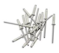 250 rivets trigrip de 4 x 20 blancs pour plaques mineralogiques - Oc-pro G