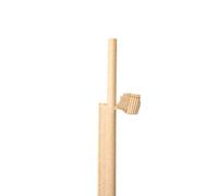 250 unité - Pailles Droites Sous Sachets Kraft Ø0,60X20 Cm Naturel Kraft