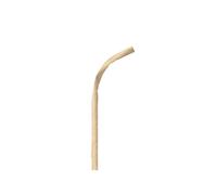 250 unité - Pailles Flexibles Ø0,60X23 Cm Naturel Kraft