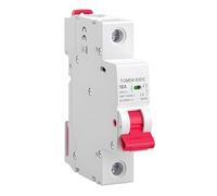 250 VDisjoncteur miniature CC, unipolaire, 16 AInterrupteur sectionneur de batterie pour système photovoltaïque solaire, système d'alimentation par batterie, montage sur rail DIN