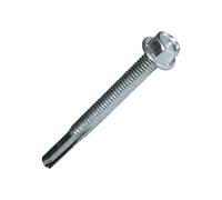 250 vis autop. acier zingué blanc - tête hexagonale - pointe longue - Ø5,5x38mm - SCELL-IT - THPL55038