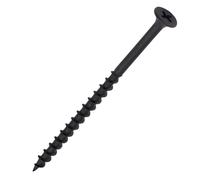 250 vis pour plaque de plâtre Easydrive, filetage grossier, tête évasée, noires 4,8 x 100mm