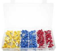 250 x Assortiment de cosses RINGFORM isolées ROUGE BLEU JAUNE 4,0-6,0 mm² M5 M6