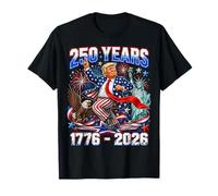250 Years America 1776-2026 Patriotic Dancing Trump US T-Shirt