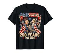 250 Years America Anniversary 250th Trump Washington Vintage T-Shirt