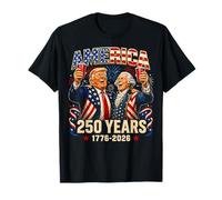 250 Years America Anniversary 250th Trump Washington Vintage T-Shirt