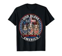 250 Years America Australian Shepherd Dog USA 4th of July T-Shirt