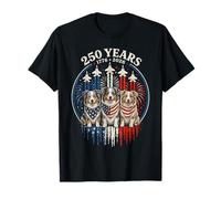 250 Years America Australian Shepherd Dog USA 4th of July T-Shirt
