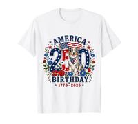 250 Years America Australian Shepherd USA 4th of July T-Shirt