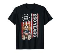 250 Years America Cavalier King Charles Spaniel 4th of July T-Shirt