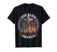 250 Years America German Shepherd Patriotic USA 4th of July T-Shirt