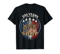 250 Years America German Shepherd Patriotic USA 4th of July T-Shirt