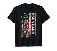 250 Years America German Shorthaired Pointer USA 4th of July T-Shirt