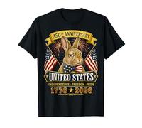 250 Years America Rabbit Patriotic USA 4th of July T-Shirt