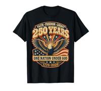 250 Years American 1776 2026 250th 4th July Independence Day T-Shirt