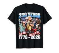 250 Years American 1776 2026 250th 4th July Independence Day T-Shirt