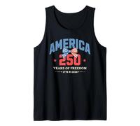 250 Years Anniversary America 1776-2026 USA 250th Birthday Débardeur