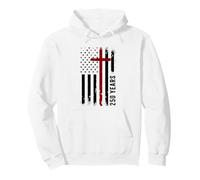 250 Years Christian Faith Cross 1776-2026 Birthday American Sweat à Capuche