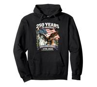250 Years of Freedom 1776-2026 Liberty Bell Eagle USA Flag Sweat à Capuche