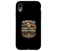 250 Years of Freedom America Eagle Honor The Passé Future Coque pour iPhone XR