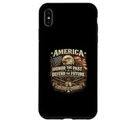 250 Years of Freedom America Eagle Honor The Passé Future Coque pour iPhone XS Max