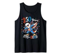 250 Years of Freedom Bald Eagle Dab Dance USA 1776-2026 Débardeur