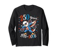 250 Years of Freedom Bald Eagle Dab Dance USA 1776-2026 Manche Longue