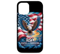 250 Years One Nation Under God - Eagle 1776 American Coque pour iPhone 12/12 Pro